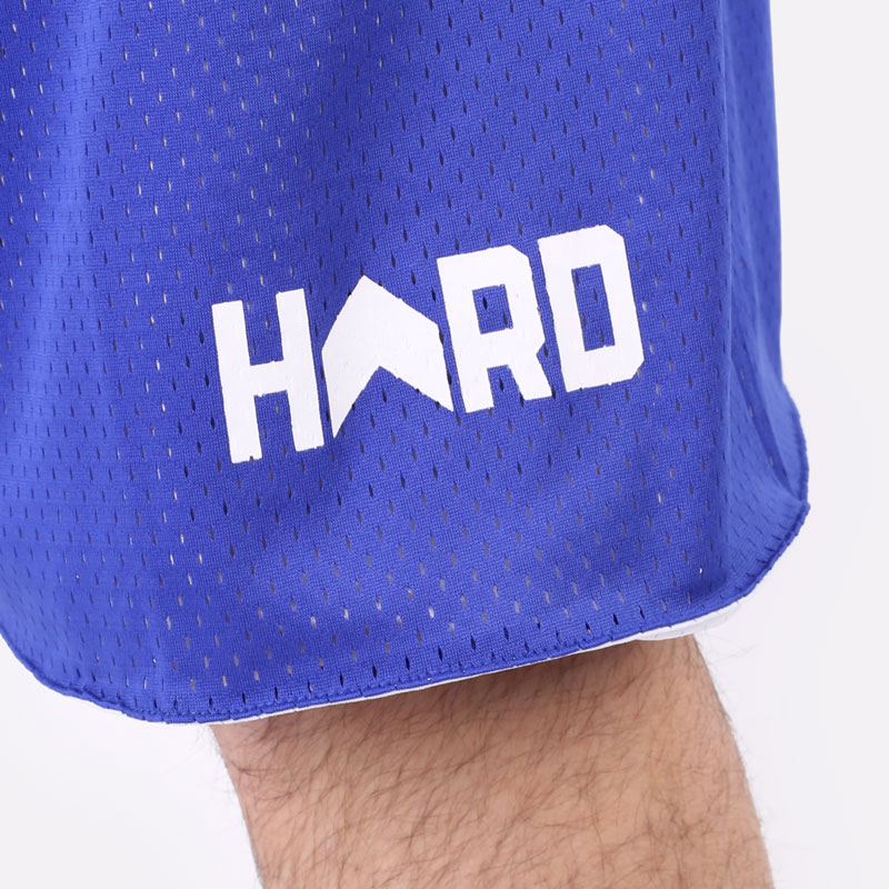 мужские синие шорты Hard HRD Shorts Hard-blue/wht-402 - цена, описание, фото 4